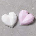 Silicone Mould - Faceted Hearts, 2 pcs thumbnail
