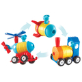 123 Build It! Rocket-Train-Helicopter Building Set thumbnail