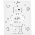 Colour-In Canvas 24x30 cm - Robot thumbnail