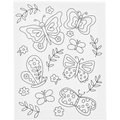 Colour-In Canvas 24x30 cm - Butterflies thumbnail