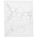 Colour-In Canvas 24x30 cm - Fruit Bowl thumbnail