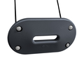 Plastic Swing 45x24 cm - Anthracite (Black Rope) thumbnail
