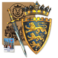King Sword & Shield Set - Three Lions Crest thumbnail