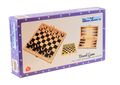 3-in-1 Wooden Board Game in Folding Case thumbnail