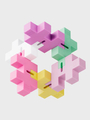 Plus-Plus - HEXEL Bubblegum thumbnail