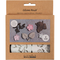 Silicone Mould - Leaves & Flowers, 6 Designs thumbnail