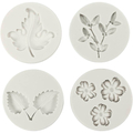 Silicone Mould - Leaves & Flowers, 6 Designs thumbnail