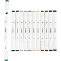 Dual-Tip Markers - Natural, 12 pcs thumbnail