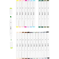 Dual-Tip Markers - Natural & Pastel, 24 pcs thumbnail
