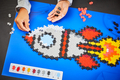Plus-Plus - Puzzle By Number, Rocket, 500 pcs thumbnail