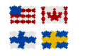 Plus-Plus - Learn to Build World Flags, 700 pcs thumbnail
