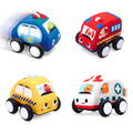 Pull-Back Plush Cars, 4 pcs thumbnail