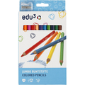Jumbo Coloured Pencils + Sharpener, 12 pcs thumbnail