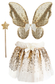 Skirt & Wings - Gold Sequins, 3-6 yrs thumbnail