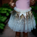 Skirt & Wings - Gold Sequins, 3-6 yrs thumbnail