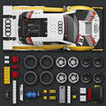 Brick Shop - '15 Audi R8 LMS, 820 pcs thumbnail