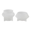 Silicone Mould - Ribbed Candlestick Holders, 2 pcs thumbnail