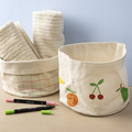 DIY Decoration - Fabric Baskets Ø20 cm, 2 pcs thumbnail