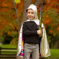 2-in-1 Dragon/Knight Cape, Size 5-6 yrs thumbnail