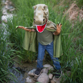 T-Rex Cape with Claws - Green, 4-6 yrs thumbnail
