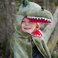 T-Rex Cape with Claws - Green, 4-6 yrs thumbnail
