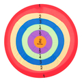 Hook'N'Loop Hula Hoop Target Set Ø75 cm thumbnail