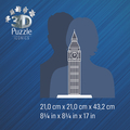 3D LED Puzzle with 216 pcs - Big Ben thumbnail