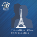 3D LED Puzzle with 216 pcs - Eiffel Tower thumbnail