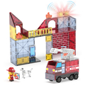Magna-Tiles | Fire Station, 50 pcs thumbnail