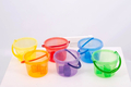 Translucent Colour Buckets, 6 pcs thumbnail