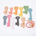 Rainbow Wooden Keys, 11 pcs thumbnail