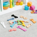 Rainbow Wooden Keys, 11 pcs thumbnail