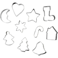 Clay/Cookie Cutters - Christmas, 10 pcs thumbnail