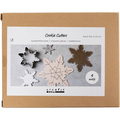 Clay/Cookie Cutters - Snowflake, 4 pcs thumbnail