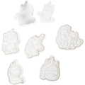 Embossed Clay/Cookie Cutters - Unicorns, 6 pcs thumbnail