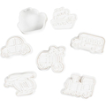 Embossed Clay/Cookie Cutters - Vehicles, 6 pcs thumbnail