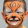 Face Paint with 3 Colours - Tiger & Fox thumbnail