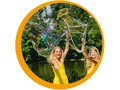 Rope Bubble Wand for XXL Bubbles + 1000 ml Bottle thumbnail
