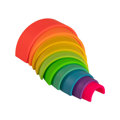 Silicone Rainbow - Neon, 10 pcs thumbnail