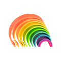 Silicone Rainbow - Neon, 10 pcs thumbnail