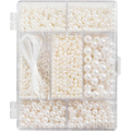 Jewelry Starter Kit - White Pearl Beads thumbnail