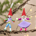 DIY Christmas Craft - Elves, 2 pcs thumbnail