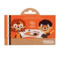 Face Paint with 3 Colours - Tiger & Fox thumbnail