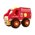 Fire Truck with Rubber Wheels - H: 9 cm thumbnail