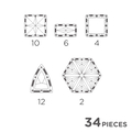 Cleverclixx | Pastel Dome Pack, 34 pcs thumbnail