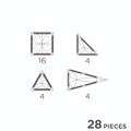 Cleverclixx | Pastel Mini Tiles, 28 pcs thumbnail
