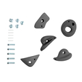 Climbing Holds Medium w Screws - Anthracite, 5 pcs thumbnail