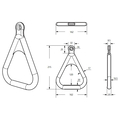 Plastic Gym Rings - Anthracite (Black Rope) thumbnail