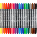 Dual-Tip Markers - Basic Colours, 20 pcs thumbnail