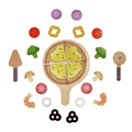Play Food - Pizza Play Set, 29 pcs thumbnail